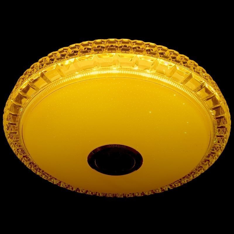 Plafoniera LED a filo 40 cm con controllo tramite app e altoparlante Bluetooth