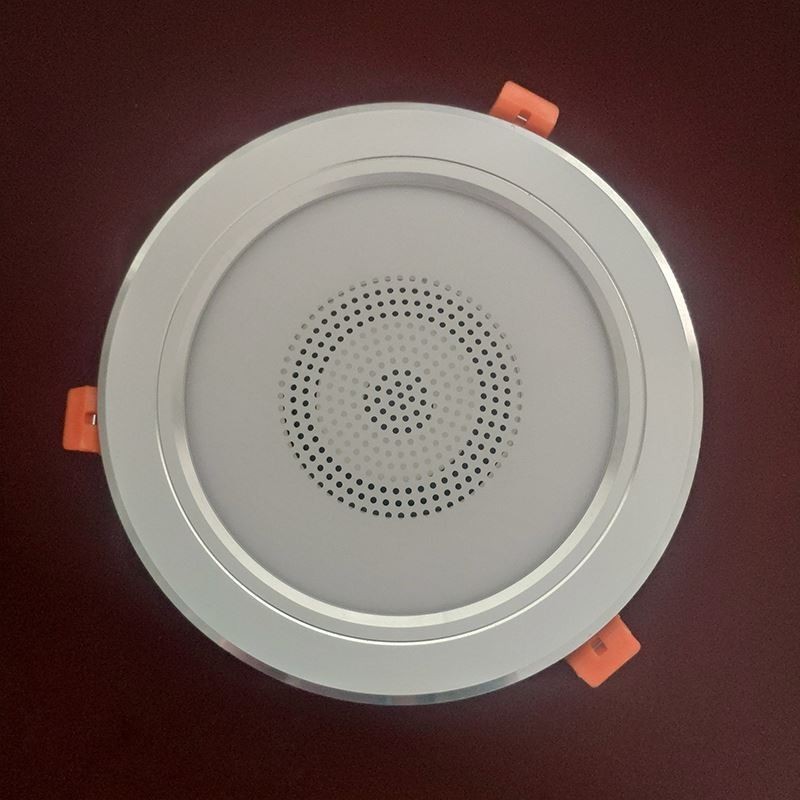 Faretto LED da incasso con altoparlante Bluetooth e musica, per cellulare, 5 W, 400 lm, 6500 K RGB