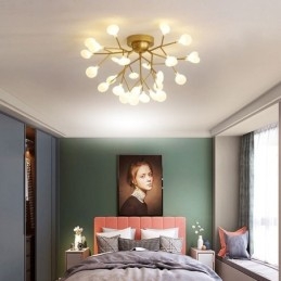 Plafoniera nordica minimalista a filo G4 27/36 luci