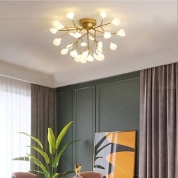 Plafoniera nordica minimalista a filo G4 27/36 luci