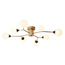 Lampada da soffitto a filo in vetro Magic Bean