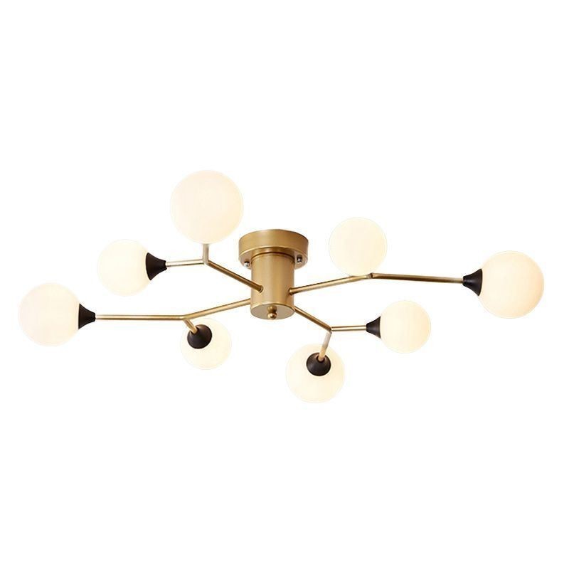 Lampada da soffitto a filo in vetro Magic Bean