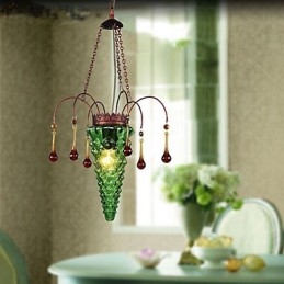 Lampada a sospensione mini Pino Pino in vetro, 2 luci E26/E27, 48 cm