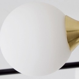 Lampada da soffitto a filo in vetro Magic Bean