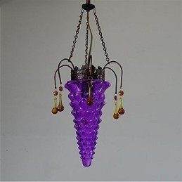 Lampada a sospensione mini Pino Pino in vetro, 2 luci E26/E27, 48 cm