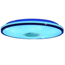 Plafoniera LED Bluetooth con altoparlante musicale e timer, 33 cm, 36 W