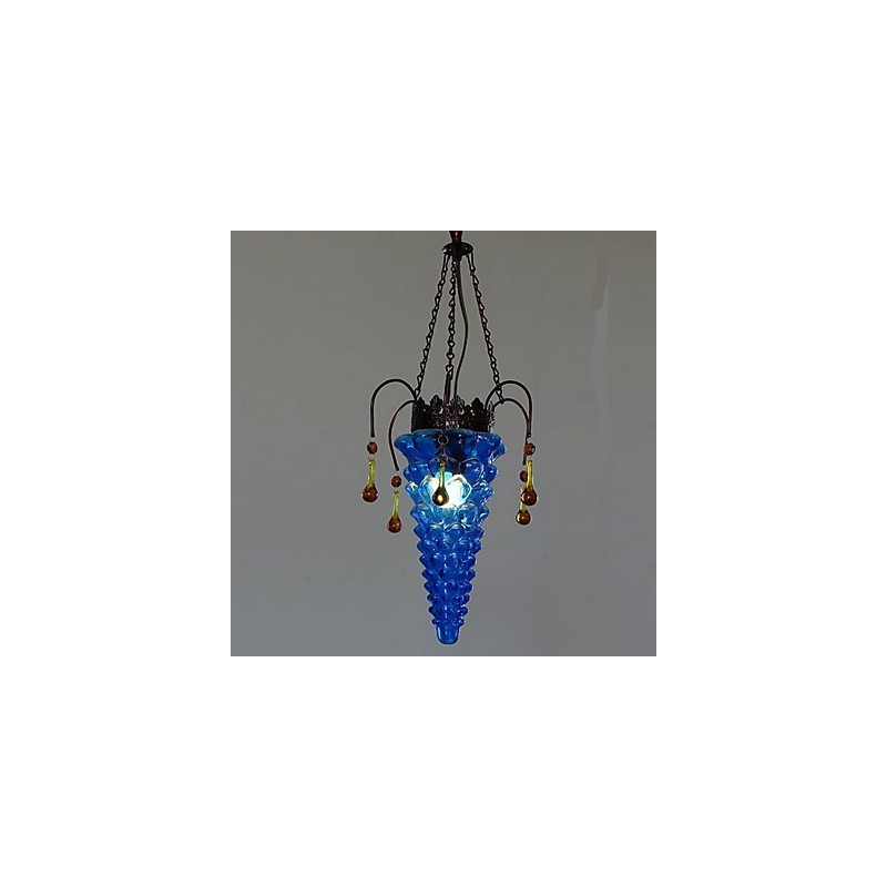 Lampada a sospensione mini Pino Pino in vetro, 2 luci E26/E27, 48 cm