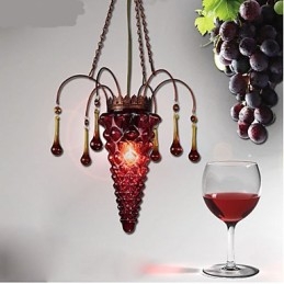 Lampada a sospensione mini Pino Pino in vetro, 2 luci E26/E27, 48 cm