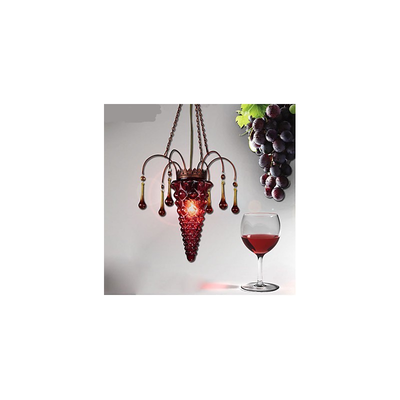 Lampada a sospensione mini Pino Pino in vetro, 2 luci E26/E27, 48 cm