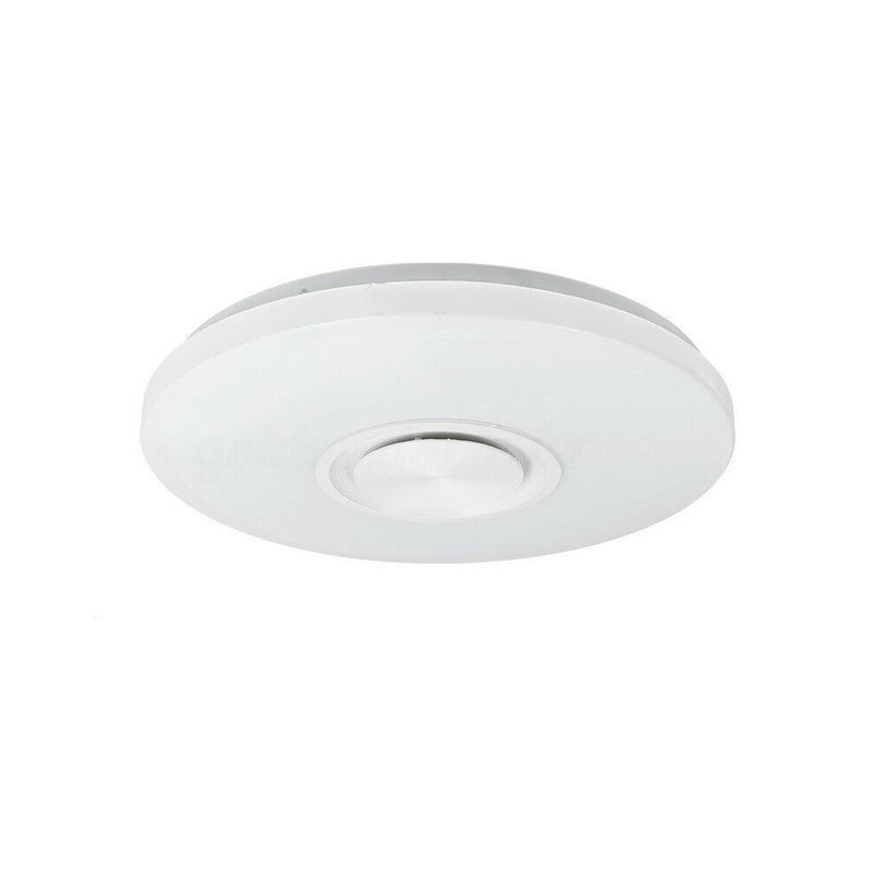 Lampada da incasso LED 36 W 40 cm con telecomando APP e altoparlante Bluetooth