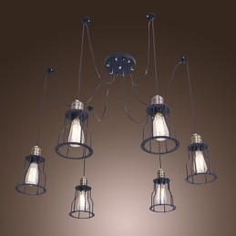 Lampadario mini classico tradizionale vintage dipinto