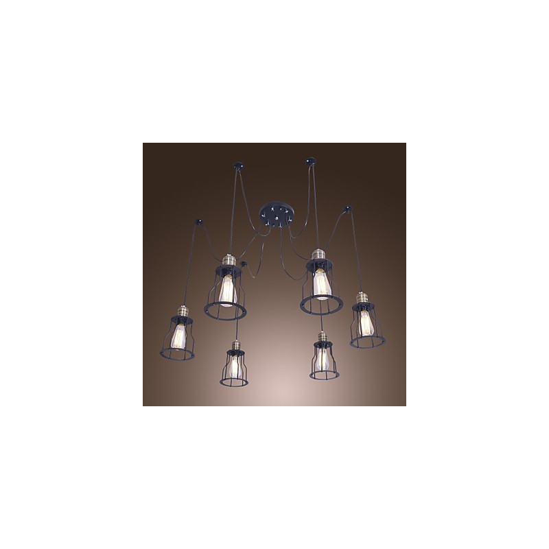 Lampadario mini classico tradizionale vintage dipinto
