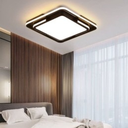 Plafoniera LED moderna quadrata in acrilico 50x50x6 cm 36 W