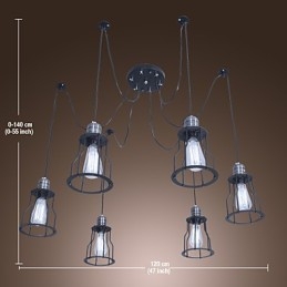 Lampadario mini classico tradizionale vintage dipinto