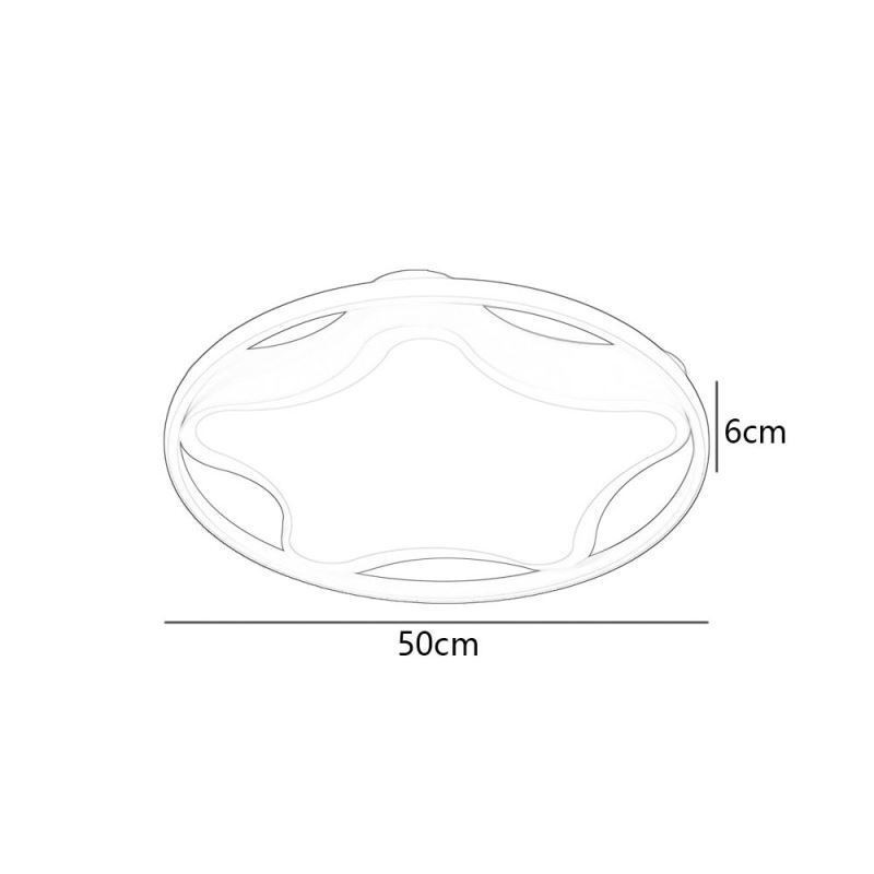 Star Plafoniera a filo moderna semplice 30 W 2400 lm 50 x 6 cm