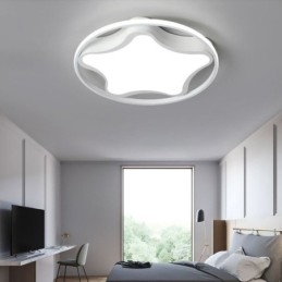 Star Plafoniera a filo moderna semplice 30 W 2400 lm 50 x 6 cm