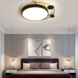 Plafoniera LED moderna a filo circolare in acrilico 36 W 50 x 6 cm
