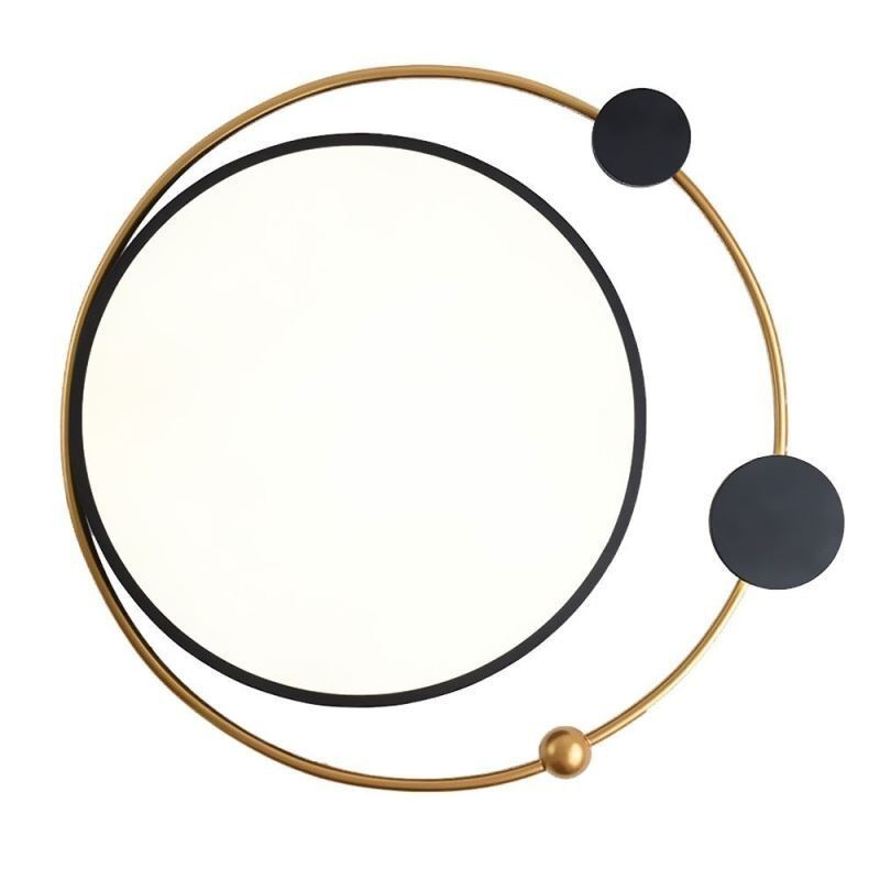 Plafoniera LED moderna a filo circolare in acrilico 36 W 50 x 6 cm