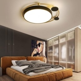 Plafoniera LED moderna a filo circolare in acrilico 36 W 50 x 6 cm