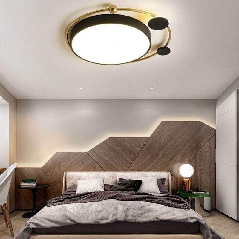 Plafoniera LED moderna a filo circolare in acrilico 36 W 50 x 6 cm