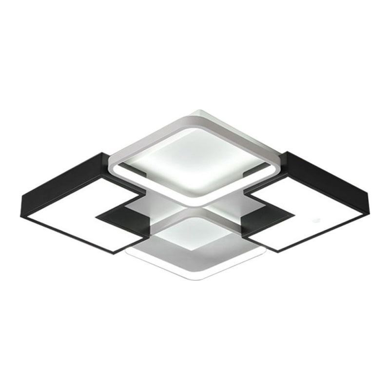 Plafoniera LED da soffitto in acrilico 55 x 55 x 6 cm 36 W