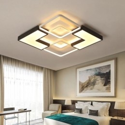 Plafoniera LED da soffitto in acrilico 55 x 55 x 6 cm 36 W