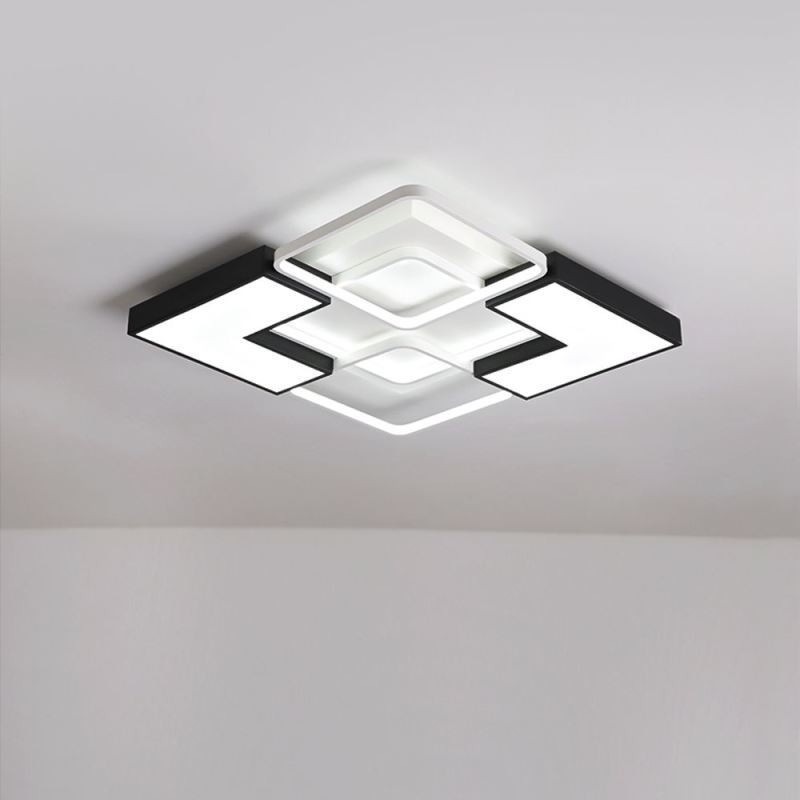 Plafoniera LED da soffitto in acrilico 55 x 55 x 6 cm 36 W