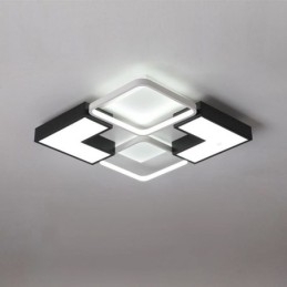 Plafoniera LED da soffitto in acrilico 55 x 55 x 6 cm 36 W