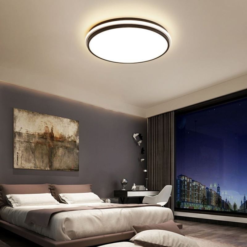 Plafoniera circolare a filo minimalista in acrilico LED 36W 50x6 cm