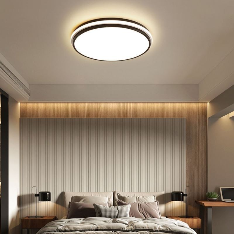 Plafoniera circolare a filo minimalista in acrilico LED 36W 50x6 cm