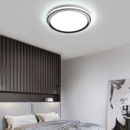 Plafoniera circolare a filo minimalista in acrilico LED 36W 50x6 cm