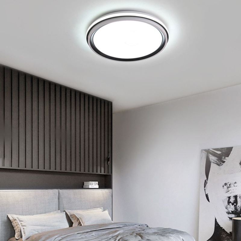 Plafoniera circolare a filo minimalista in acrilico LED 36W 50x6 cm