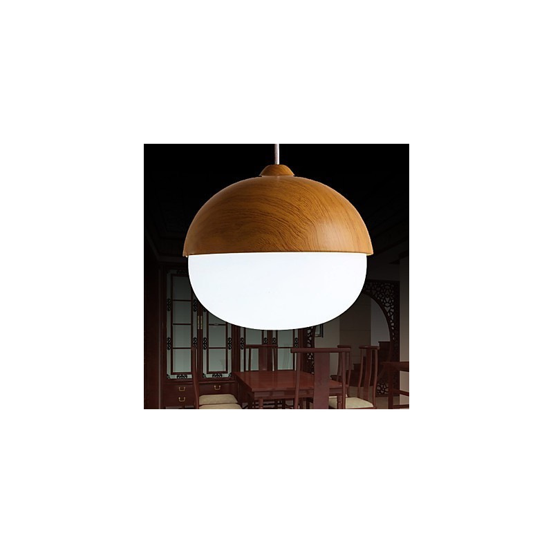Lampadario a sospensione mini moderno contemporaneo in legno e bambù