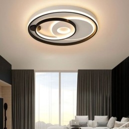 Plafoniera LED moderna rotonda in acrilico 50×6 cm