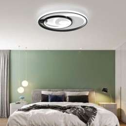 Plafoniera LED moderna rotonda in acrilico 50×6 cm