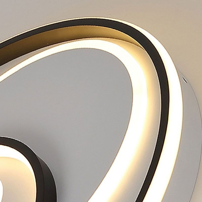 Plafoniera LED moderna rotonda in acrilico 50×6 cm