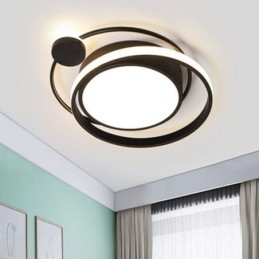 Plafoniera LED circolare da soffitto a filo 36 W 50×6 cm