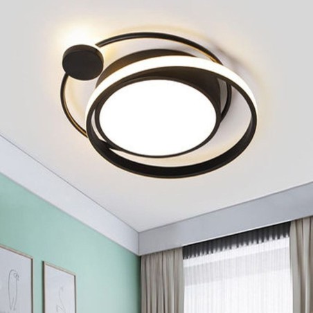 Plafoniera LED circolare da soffitto a filo 36 W 50×6 cm
