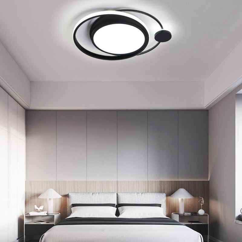 Plafoniera LED circolare da soffitto a filo 36 W 50×6 cm