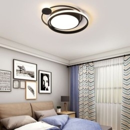 Plafoniera LED circolare da soffitto a filo 36 W 50×6 cm