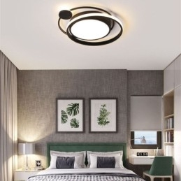 Plafoniera LED circolare da soffitto a filo 36 W 50×6 cm
