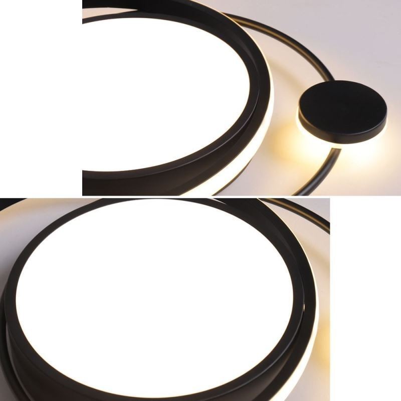 Plafoniera LED circolare da soffitto a filo 36 W 50×6 cm
