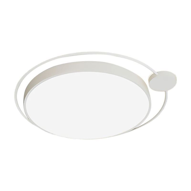 Plafoniera a filo rotonda in acrilico stile semplice 50 x 6 cm 36W