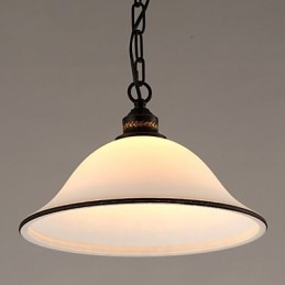 Lampadario moderno contemporaneo mini in metallo e vetro 80 cm