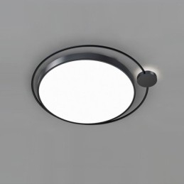 Plafoniera a filo rotonda in acrilico stile semplice 50 x 6 cm 36W