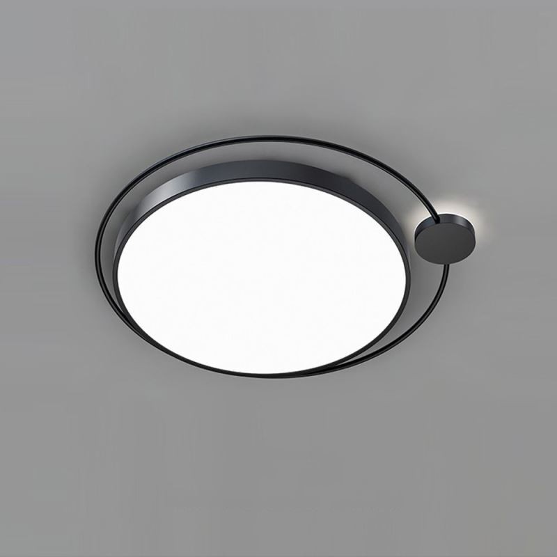 Plafoniera a filo rotonda in acrilico stile semplice 50 x 6 cm 36W