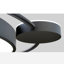 Plafoniera a filo rotonda in acrilico stile semplice 50 x 6 cm 36W