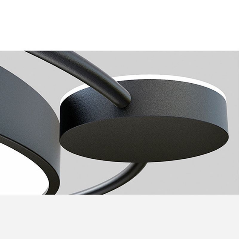 Plafoniera a filo rotonda in acrilico stile semplice 50 x 6 cm 36W