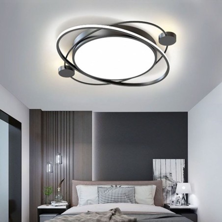 Plafoniera LED moderna Planet a filo 60 x 6 cm 36 W