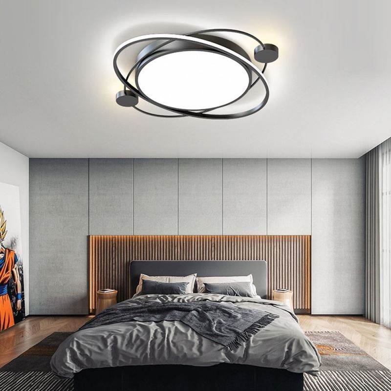 Plafoniera LED moderna Planet a filo 60 x 6 cm 36 W
